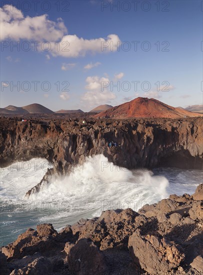 Strong surf at Los Hervideros