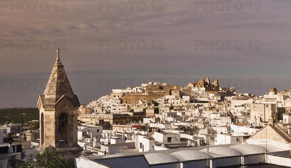 Cityscape with cathedral
