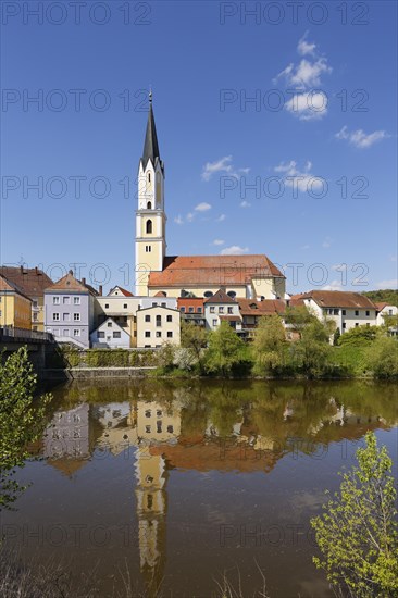 Parish Church and river Vils
