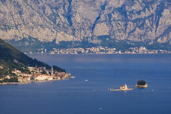 Perast and islands of Sveti Dorda and Gospa Od Skrpjela