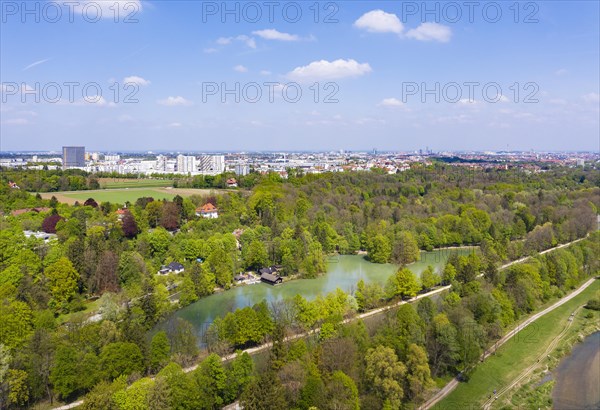Hinterbruhler See in the Isar valley