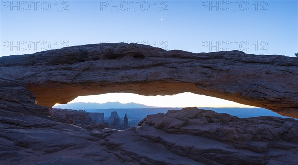 View through Natural Arch
