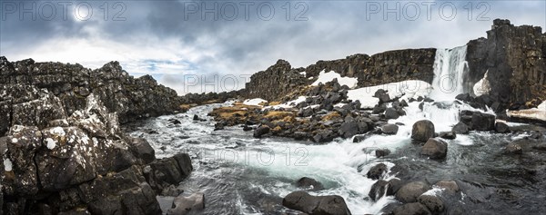 Oxararfoss Waterfall