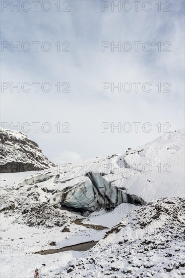Glacier snout