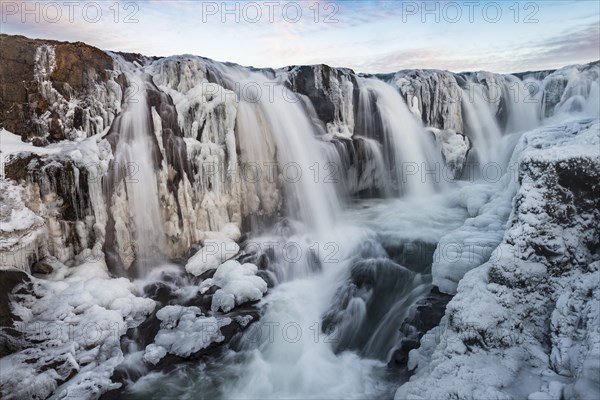 Kolugljufur Waterfall
