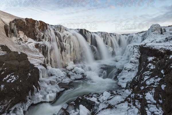 Kolugljufur Waterfall