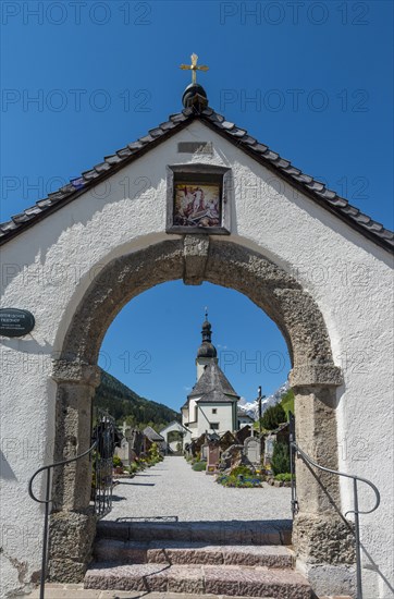 Archway to cemetery