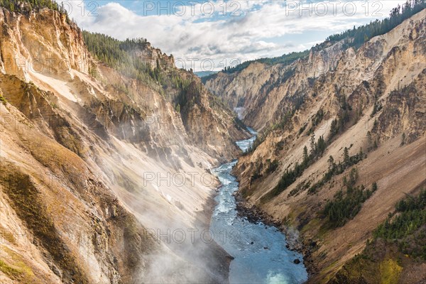 Yellowstone River flows through Gorge