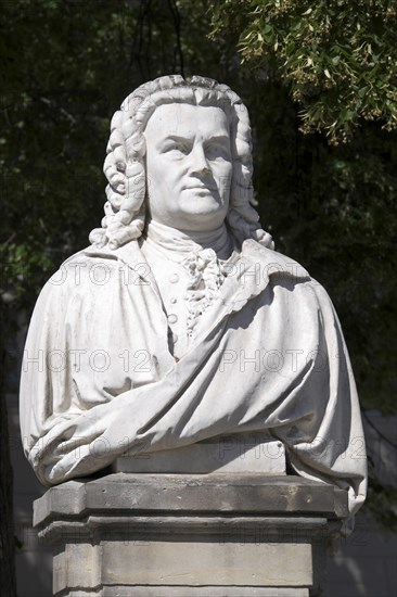Monument to composer and musician Johann Sebastian Bach