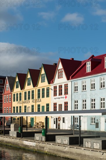 Houses in the harbor