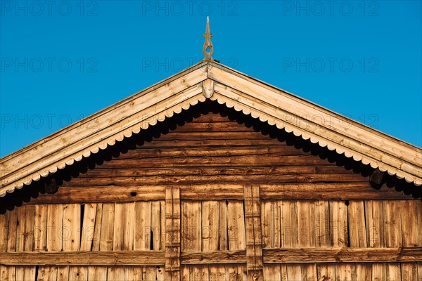 Wooden gable