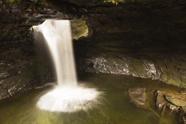 Waterfall in the Cueva del Esplendor