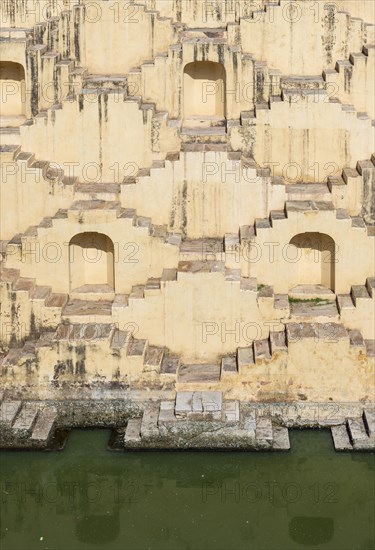 Staircases of Panna Meena ka Kund stepwell