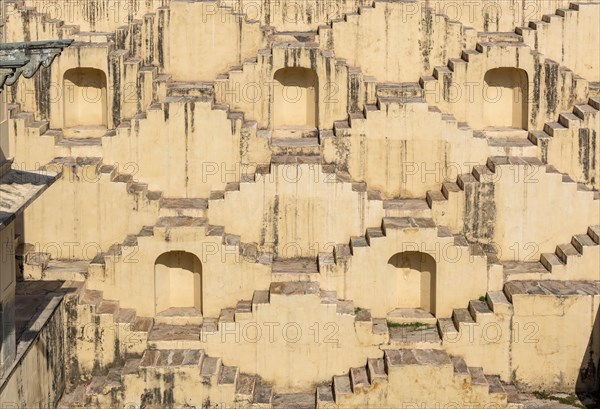 Staircases of Panna Meena ka Kund stepwell