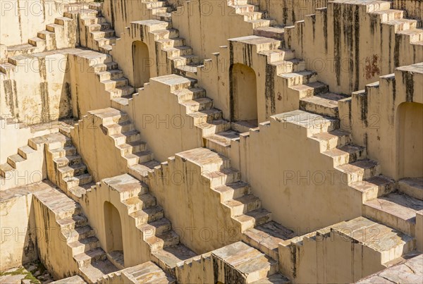 Staircases of Panna Meena ka Kund stepwell
