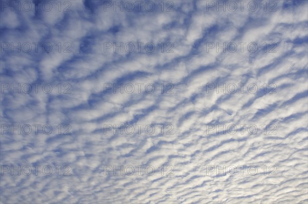 Stripy cloud formation