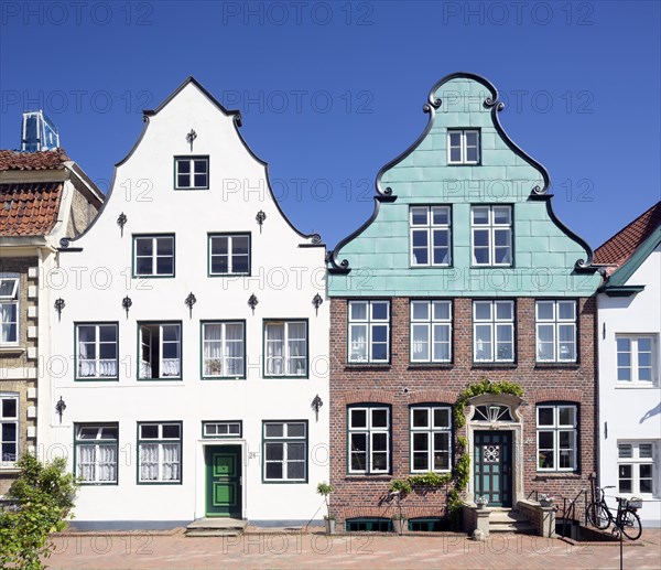 Historic town houses at the harbour