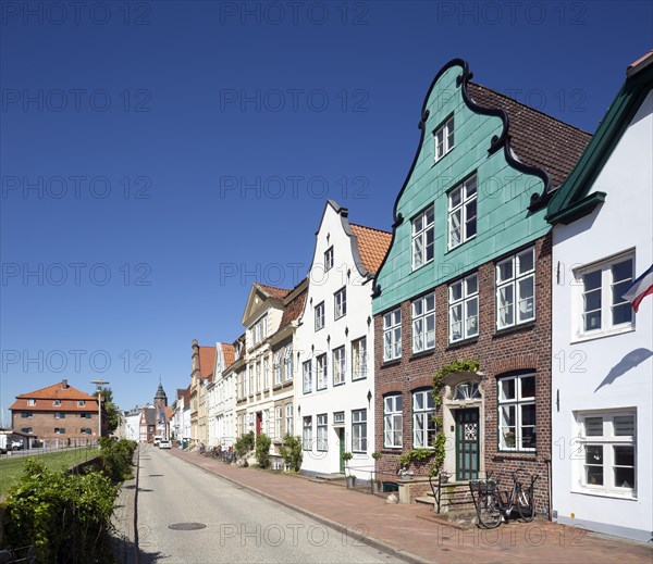 Historic town houses at the harbour