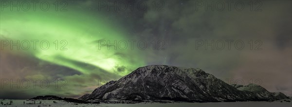 Northern lights or aurora borealis