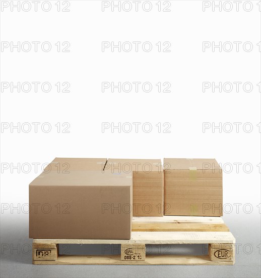Cartons on Euro pallet