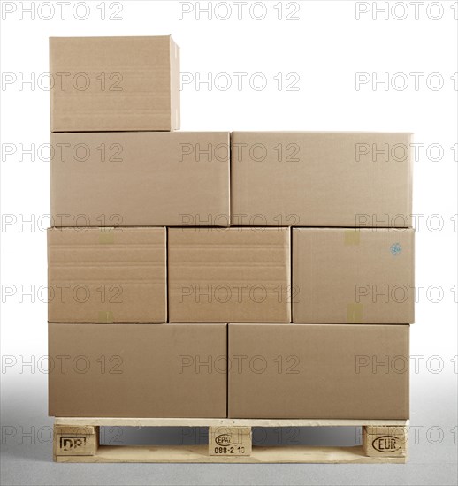 Cartons on Euro pallet