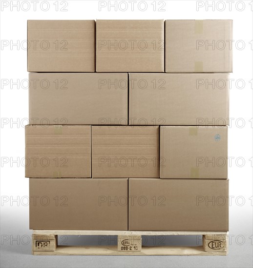 Cartons on Euro pallet
