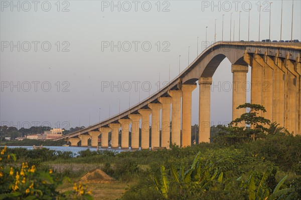 Jules Wijdenbosch Bridge over the Suriname river
