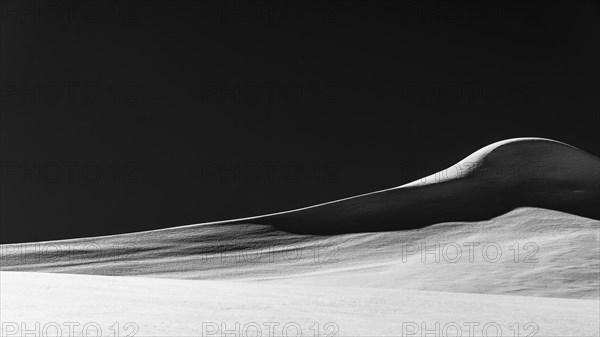 Landscape detail in winter landscape