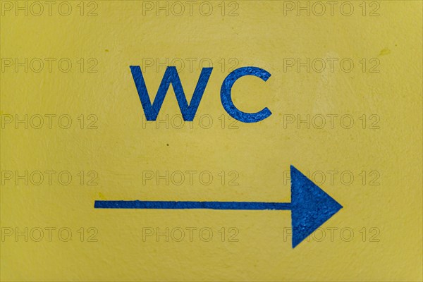 Toilet sign