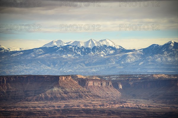 View from Grand View Point to La Sal Mountains