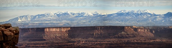 View from Grand View Point to La Sal Mountains