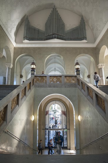 Steinmeyer Organ and Staircase in the Lichthof