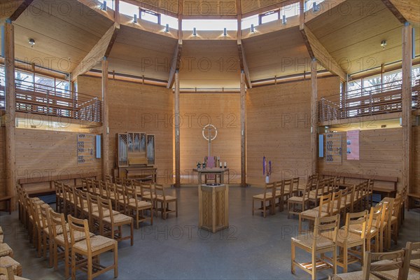 Protestant blessing church in Holzkirchen