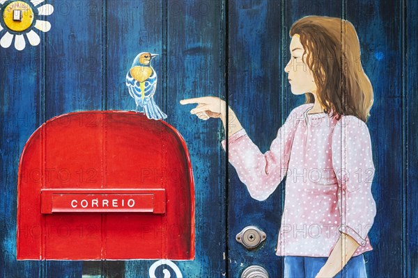 Young girl and bird