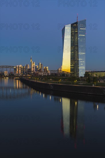 European Central Bank at sunrise