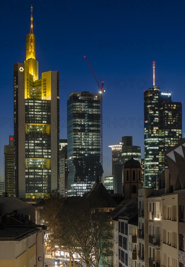 Skyline at dusk
