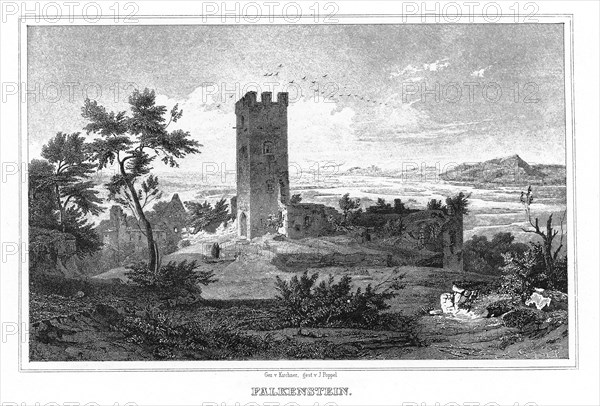 Ruin Falkenstein in the Inn valley
