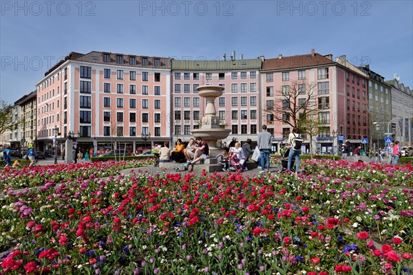Flowerbeds at Gartnerplatz