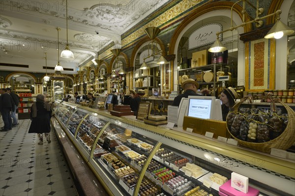 Bar with chocolates