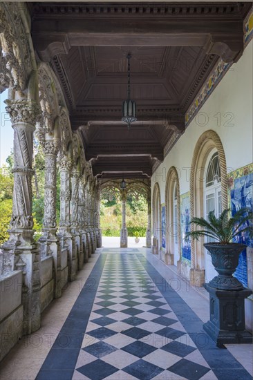 Carved marble columns