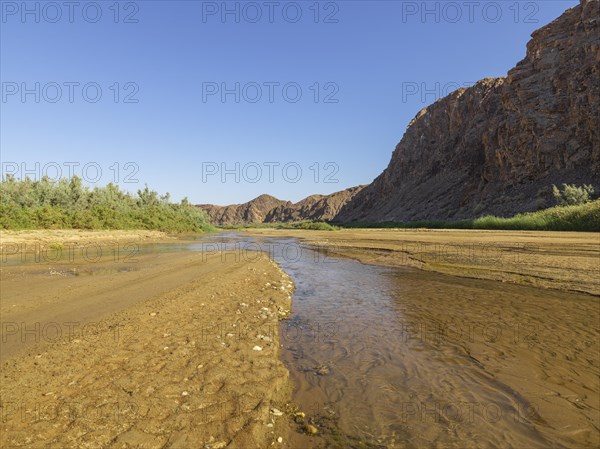 Water in Puros Canyon