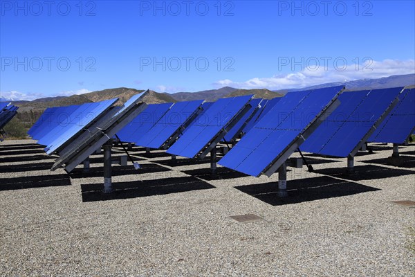 Heliostats reflecting sunrays