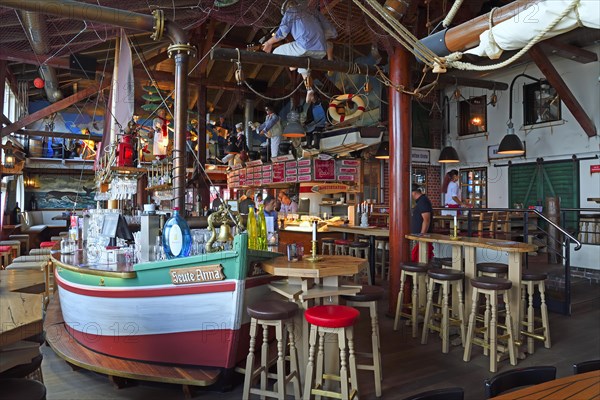 Interior of seafood restaurant Gosch