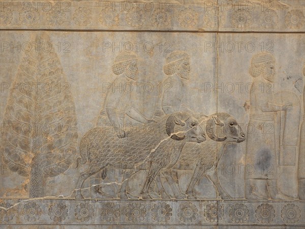 Ancient relief of the Achaemenids