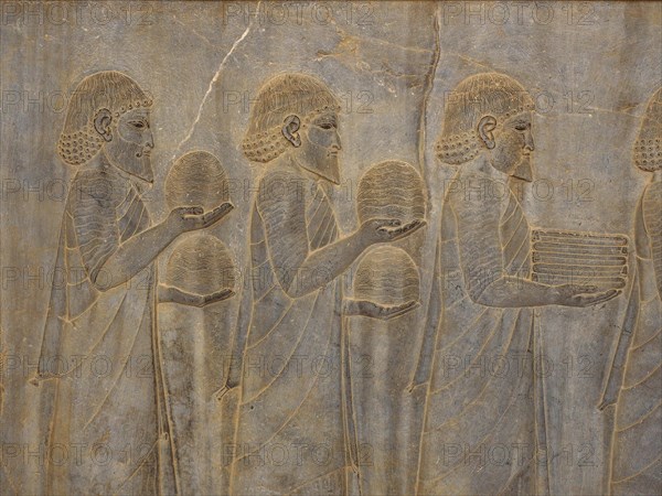 Ancient relief of the Achaemenids