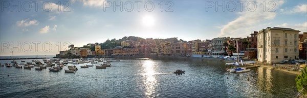 Townscape with harbour in Baia del Silenzio