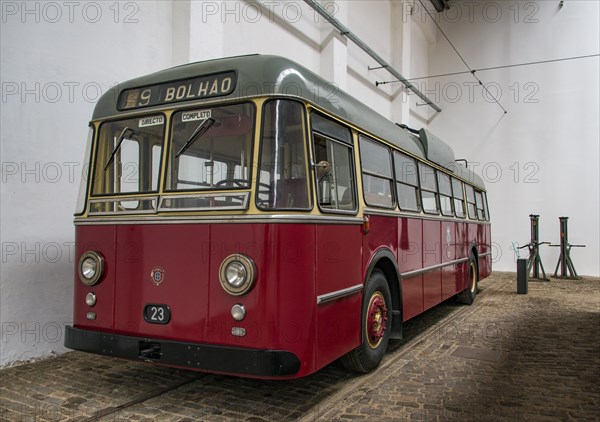 Historical red bus