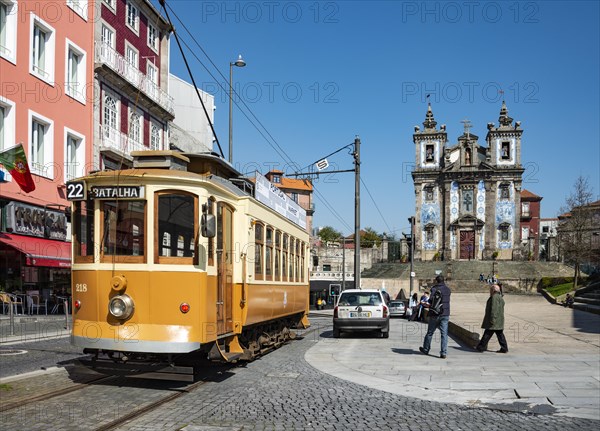 Yellow tram