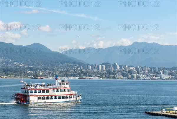 Paddle steamer as tourist boat