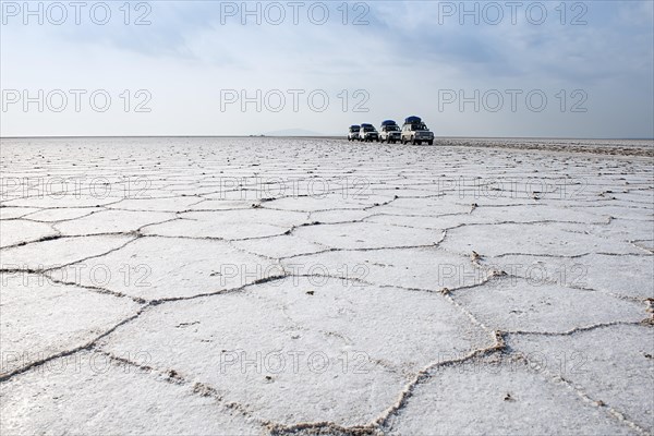 Jeep tour over dry Lake Karum